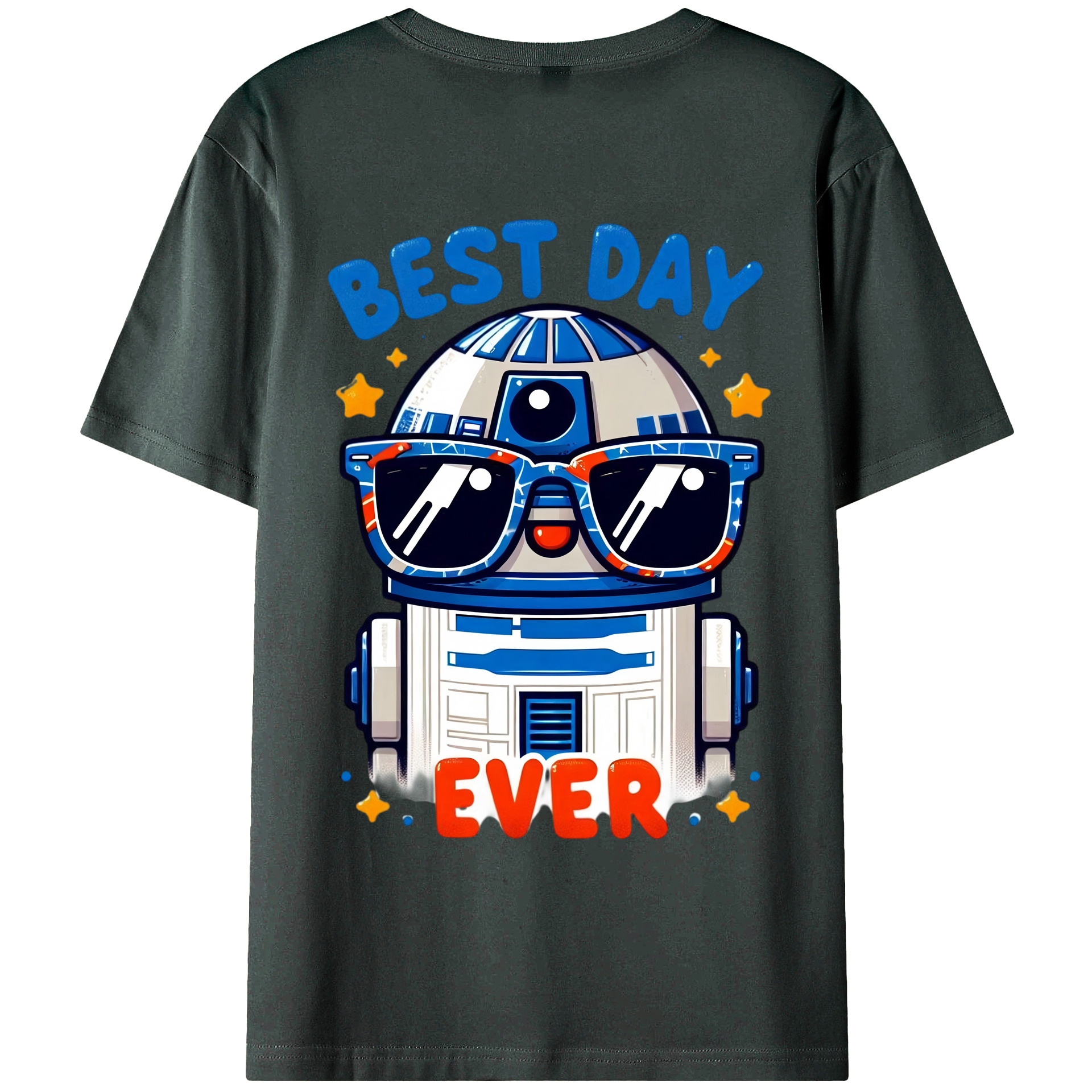 （画像用） スター・ウォーズ Star Wars 綿100％ メンズ半袖Tシャツ（バックプリント） 通気性